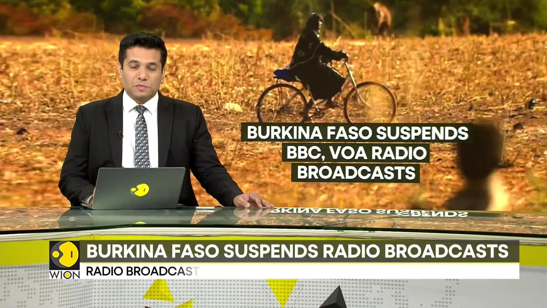 Burkina Faso suspends radio broadcasts; BBC, VOA suspended for two weeks
