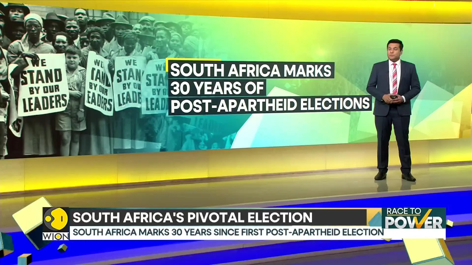 South Africa marks 30 years since first post-apartheid election | Race To Power