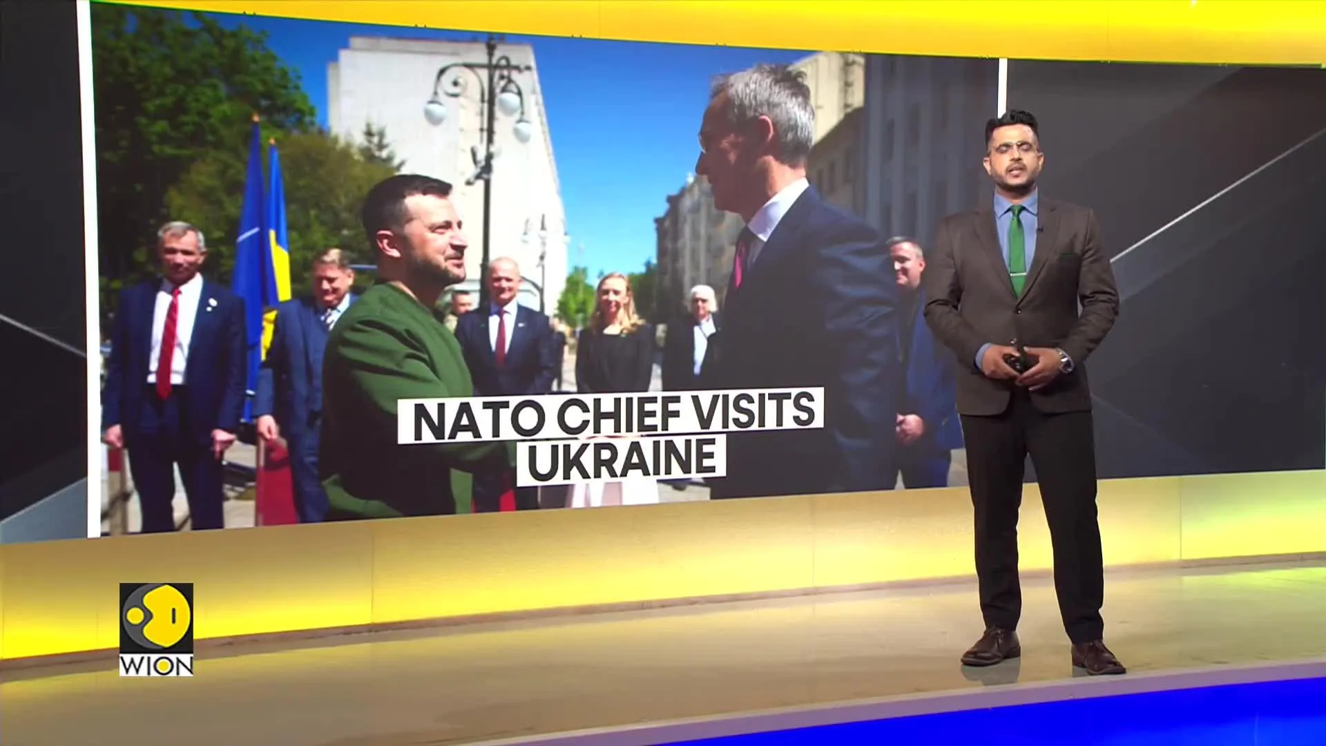 Russia-Ukraine war: President Zelensky meets and holds talks with visiting NATO chief in Kyiv