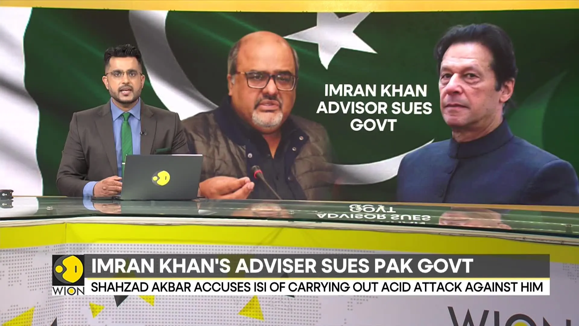 Senior adviser to Imran Khan sues Pakistani government over acid attack