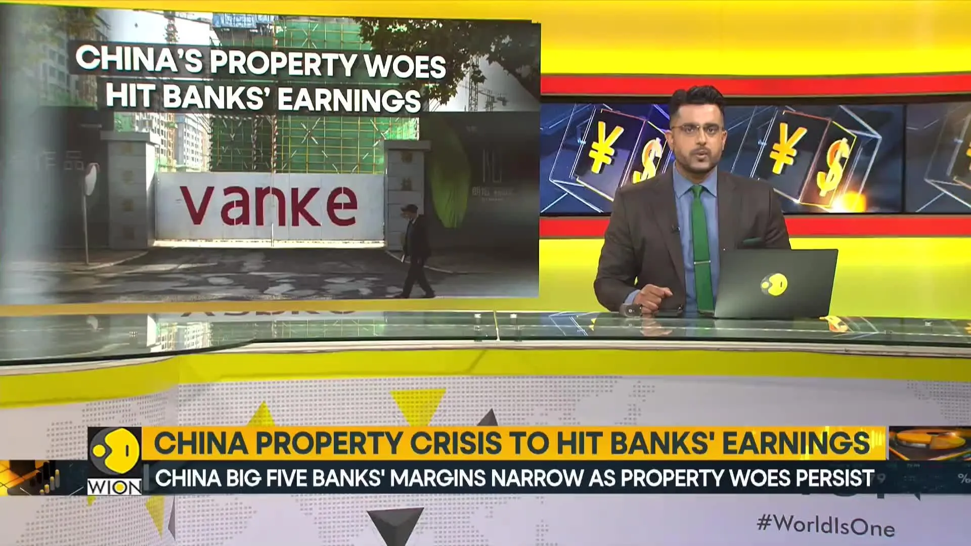 China big five banks' margins narrow as property woes persist