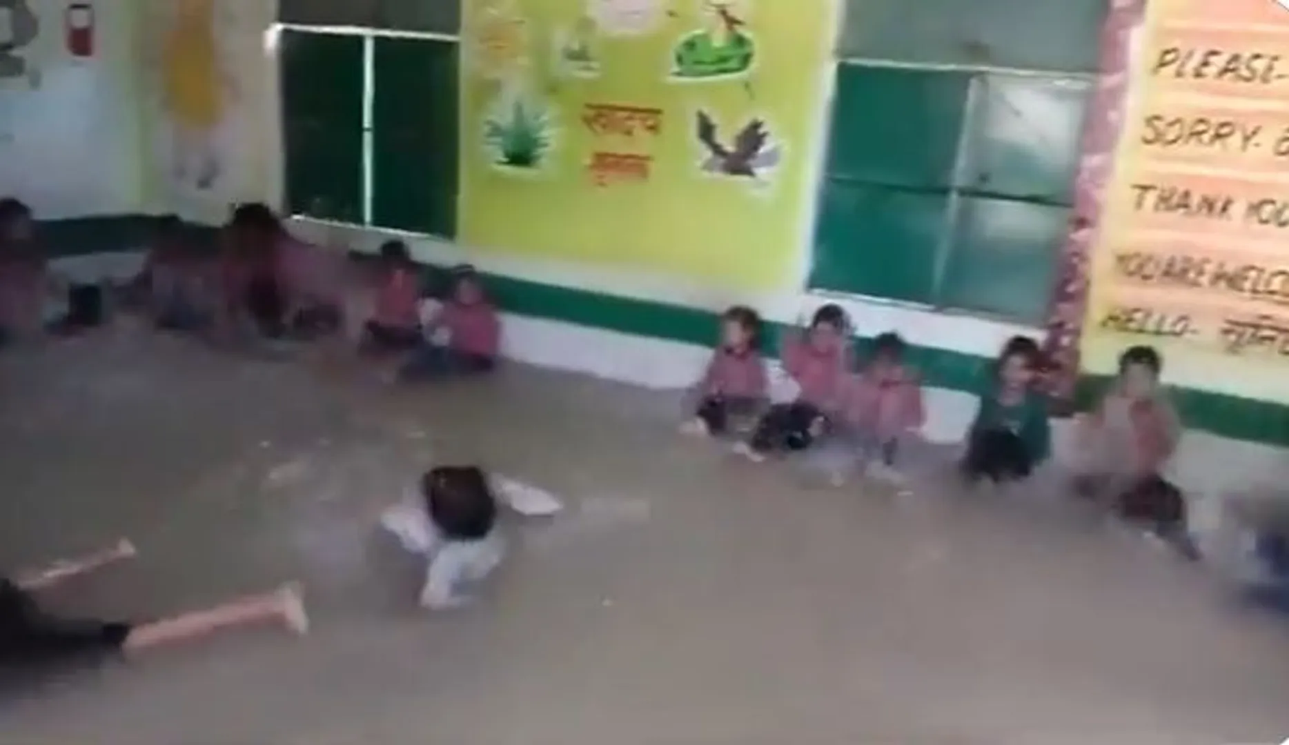 Watch: Indian school turns classroom into swimming pool to beat the heat