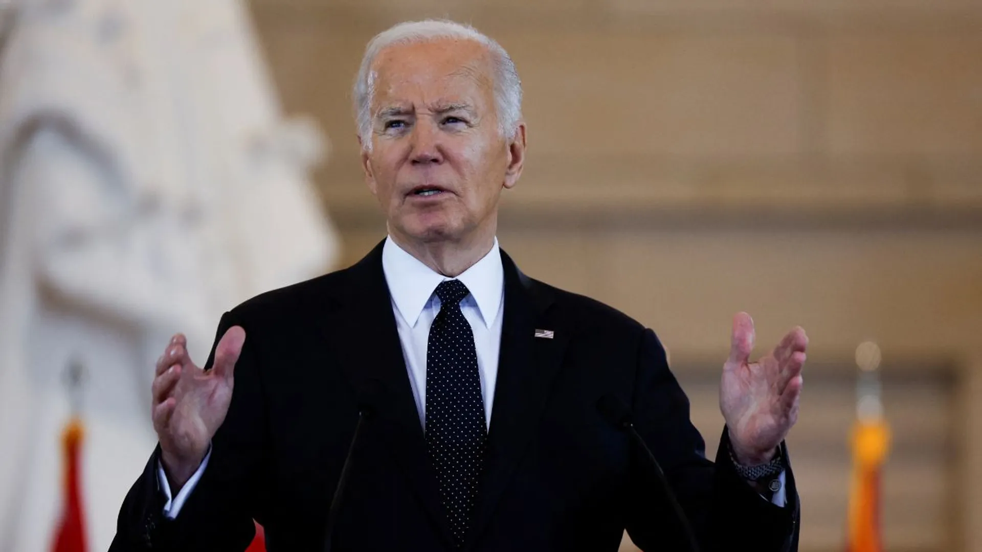 Israel-Hamas war: Biden condemns ‘ferocious surge’ in antisemitism amid US campus Gaza protests