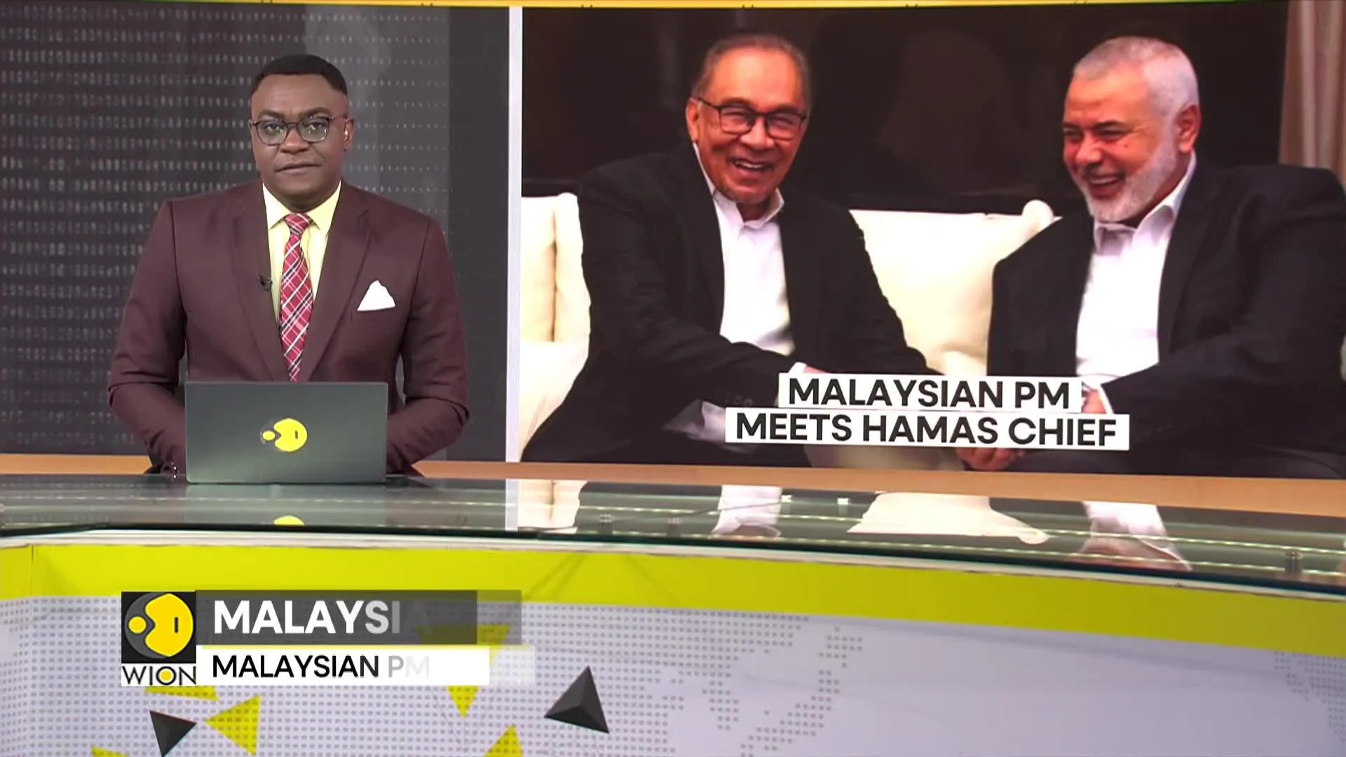 Malaysia PM Ibrahim meets Hamas' Haniyeh & former Chairman | World News | WION