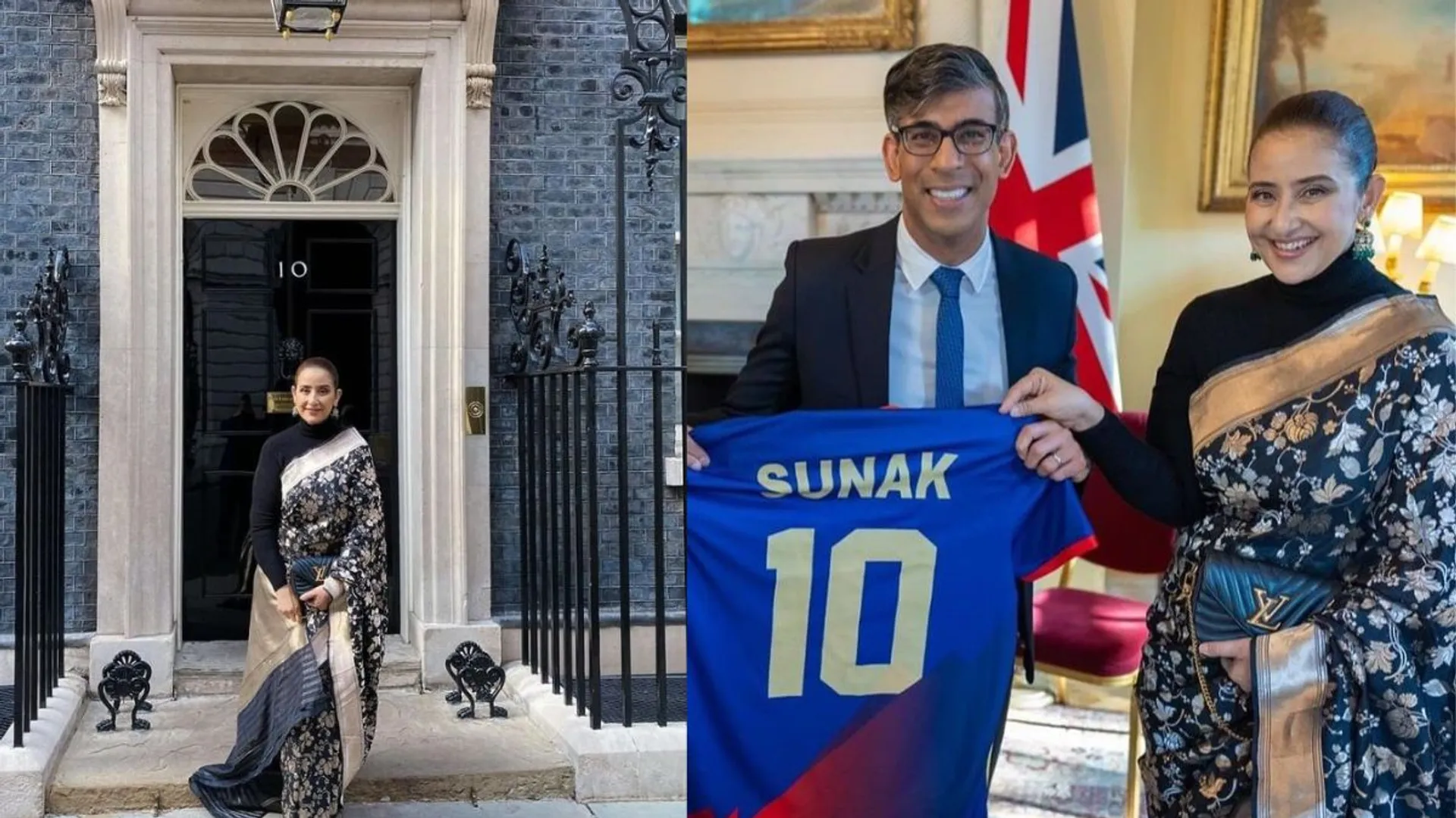 Manisha Koirala meets UK PM Rishi Sunak, invites him to trek to Everest base camp