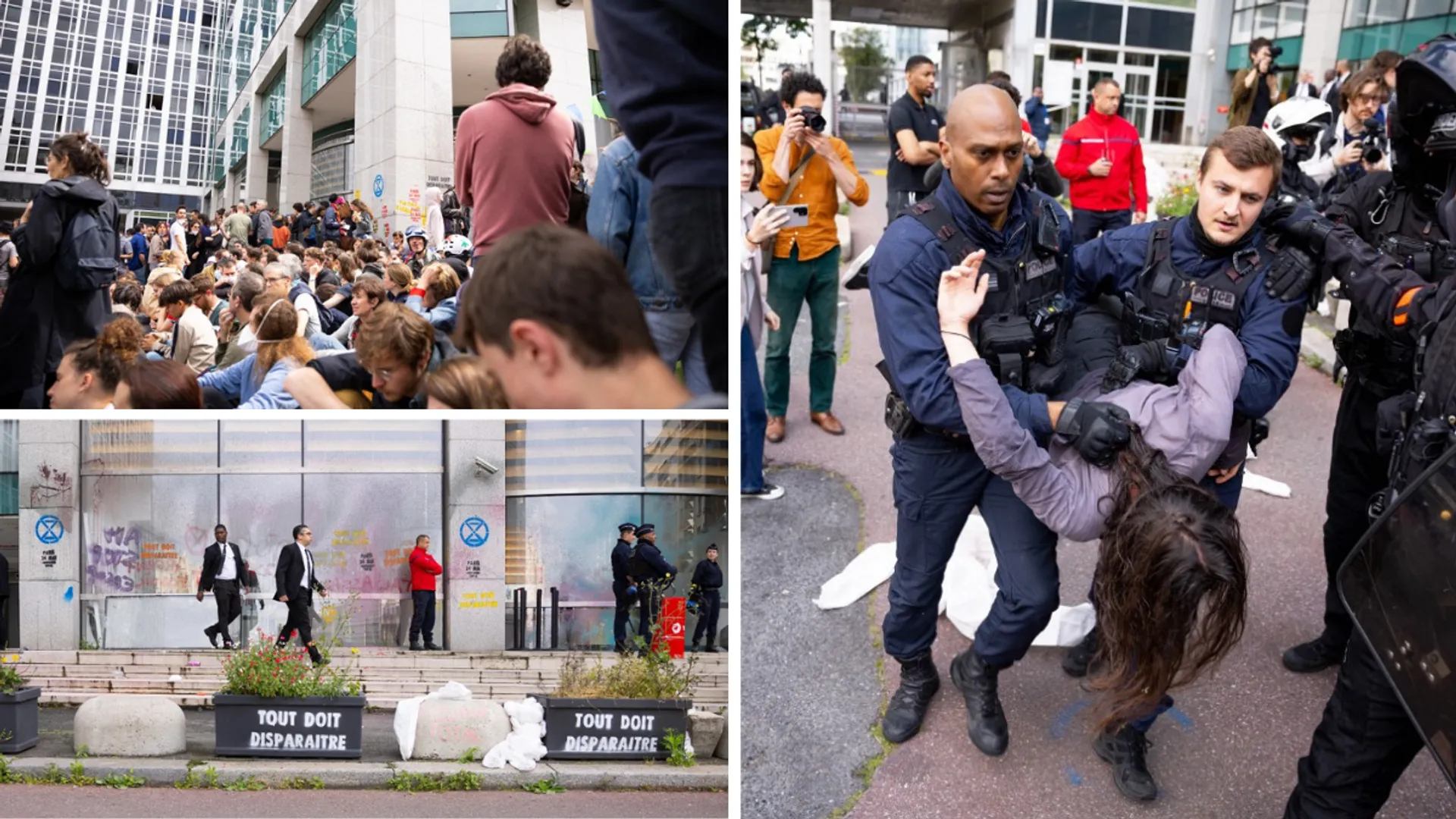More than 170 climate activists arrested amid protests targeting TotalEnergies