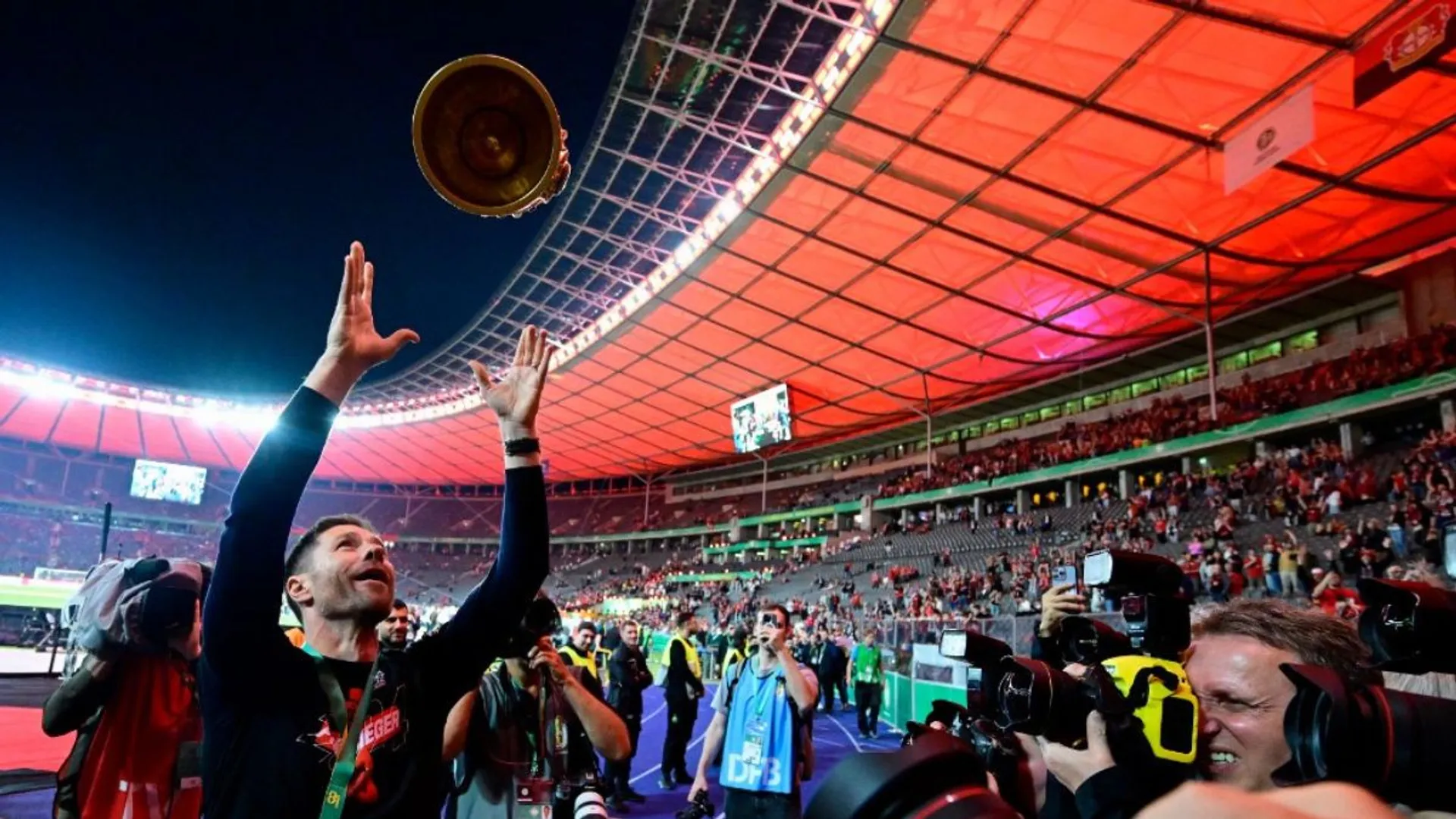 Bayer Leverkusen bags maiden league-cup double with victory in German Cup Final