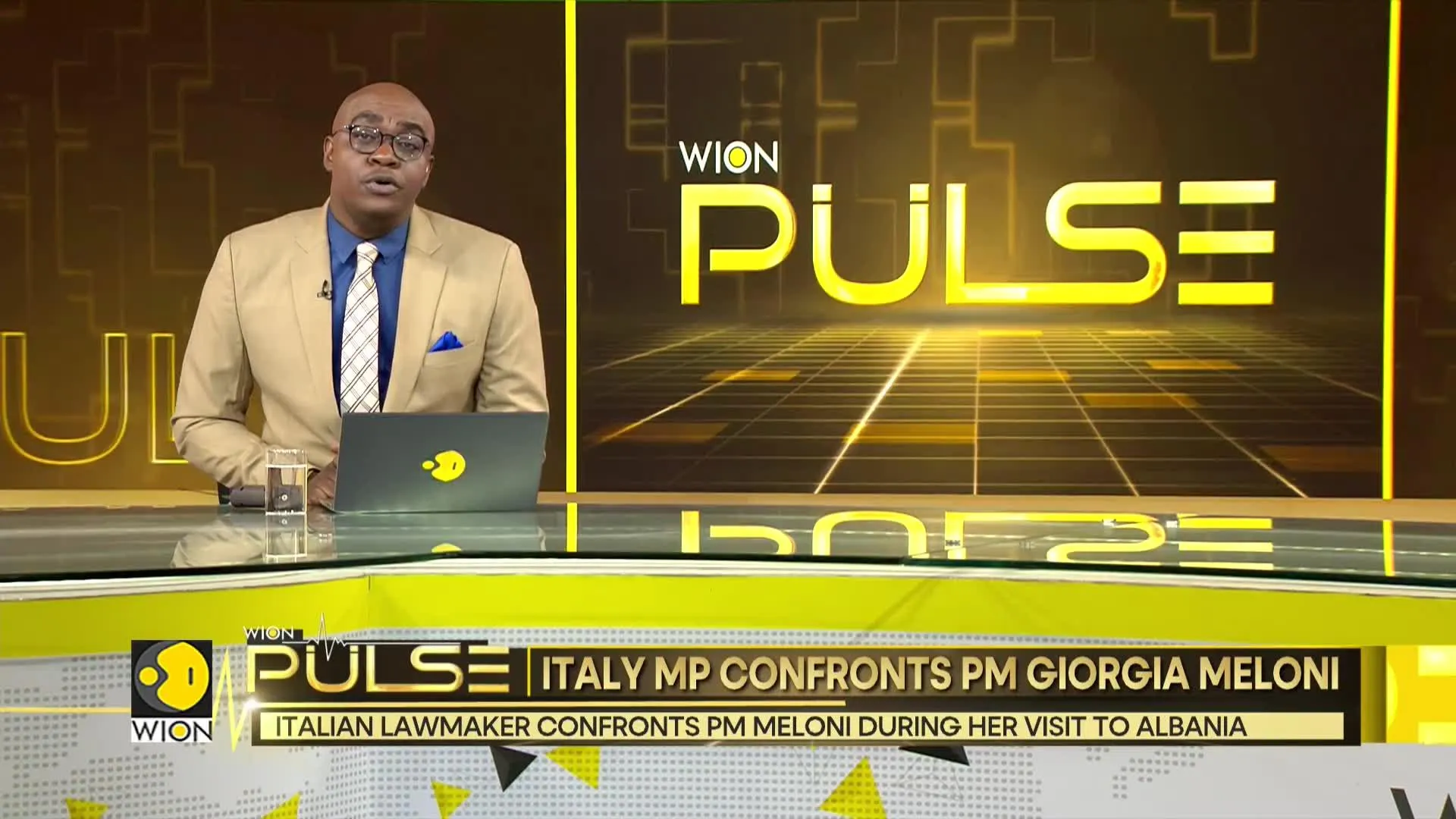 Italian lawmaker confronts PM Meloni in Albania