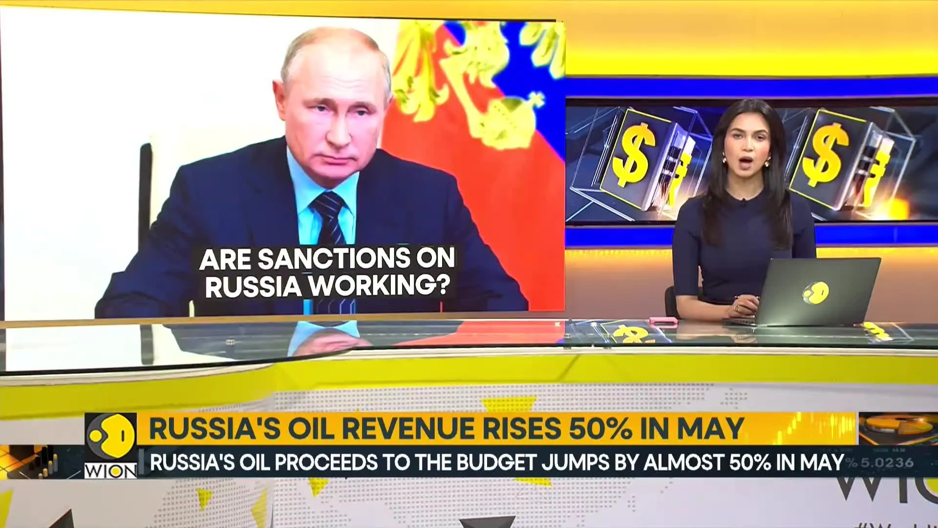 Russia's oil proceeds to the budget jumps by almost 50% in May