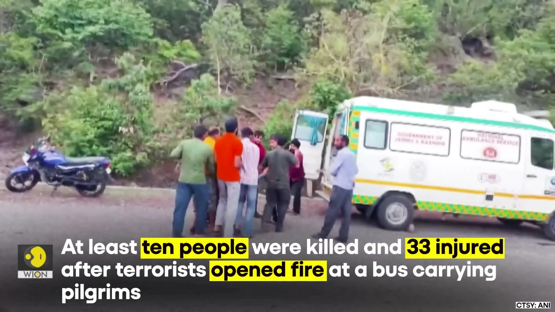 Reasi terror attack: 10 dead, 33 injured as terrorists open fire at bus carrying pilgrims in J&K