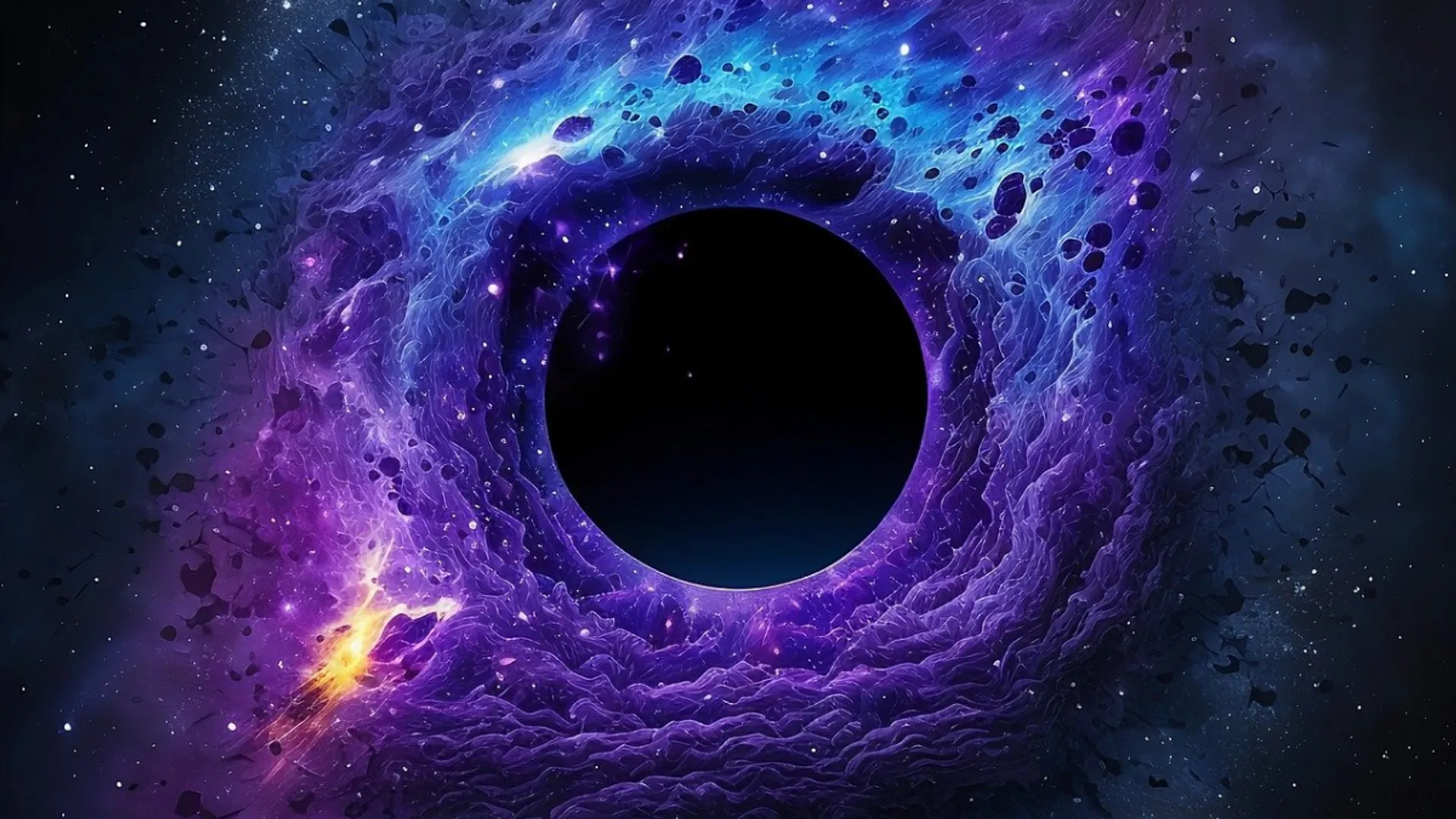 Scientists find the force behind the black hole mergers. It's mysterious dark matter!