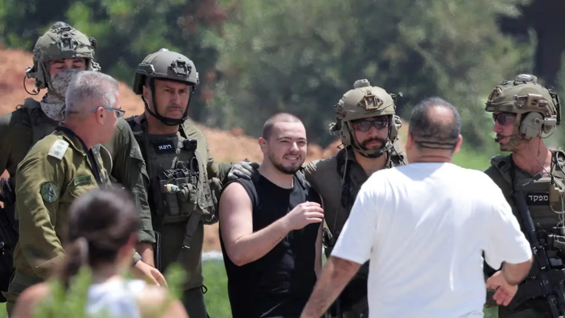 WATCH: Moment Israel rescued 3 hostages from Hamas captivity