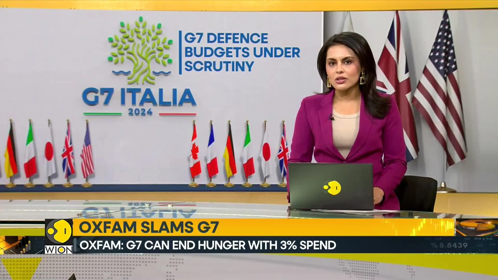 G7 must prioritise hunger over war, says Oxfam