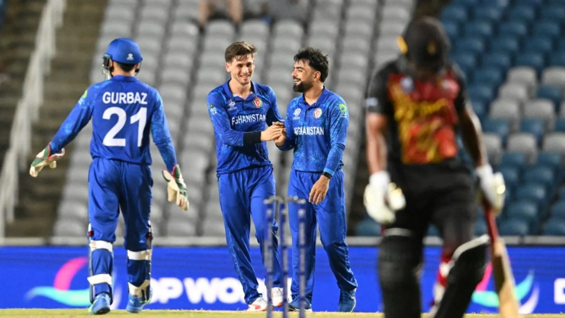 Afghanistan beat PNG to book Super 8 berth as New Zealand crash out of T20 World Cup