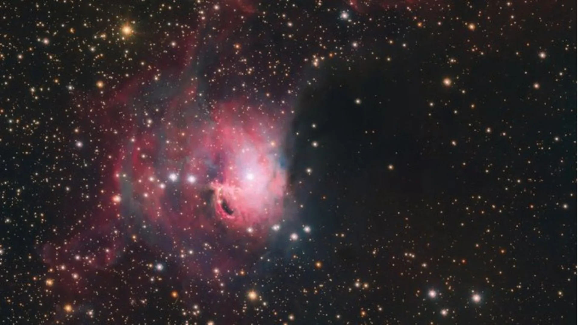 Survey telescope captures stunning image of Gum 3 nebula that appears as a 'Koi Fish' in space
