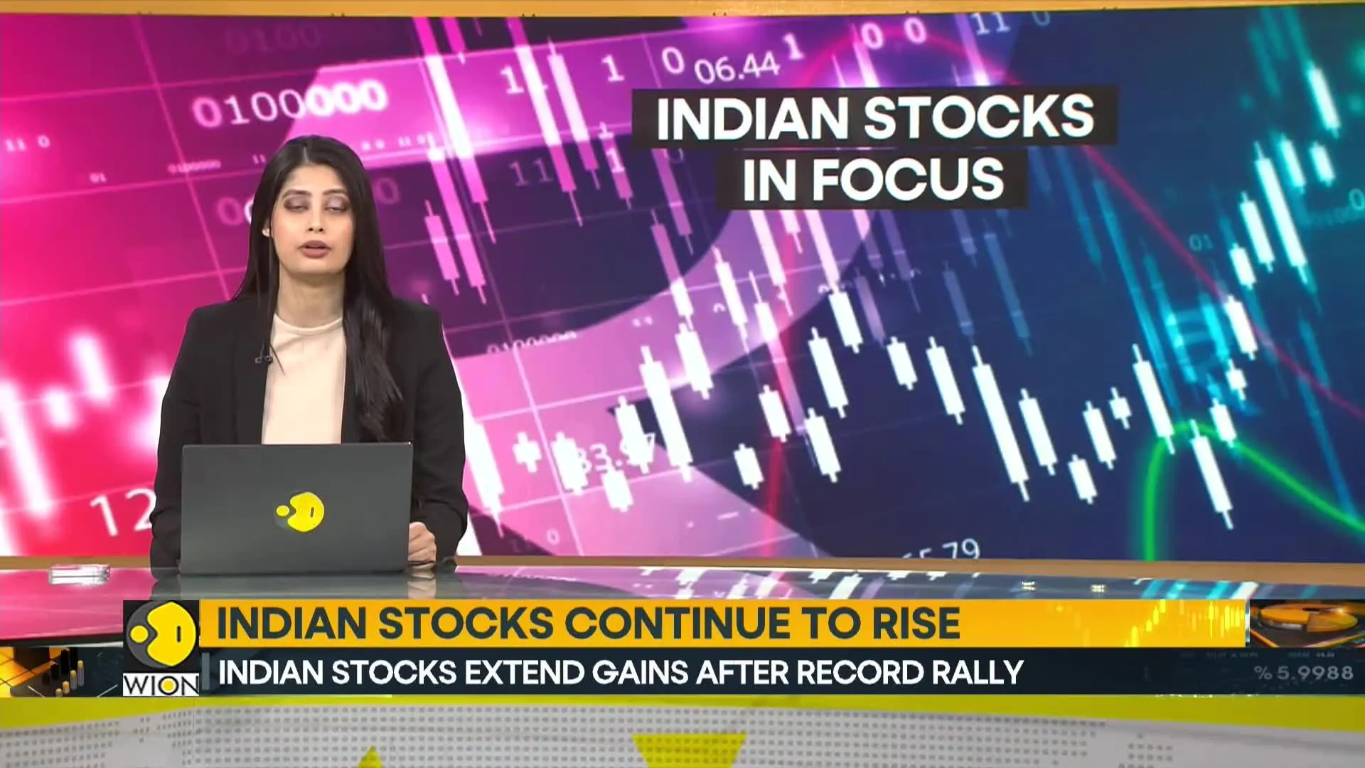 Indian stocks gain after record rally