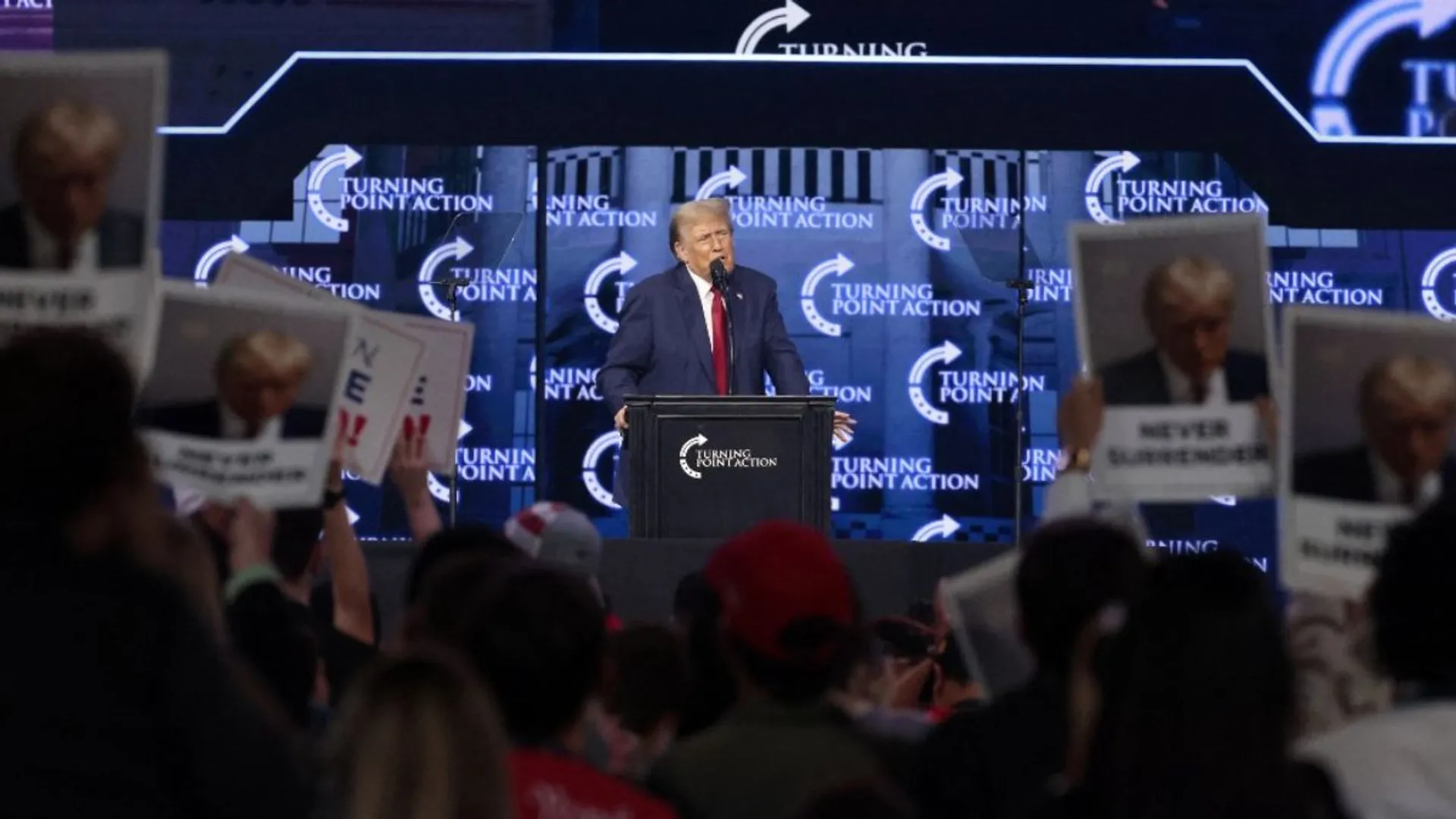 Trump promises to axe federal funding for schools with vaccine mandates and 'transgender insanity'