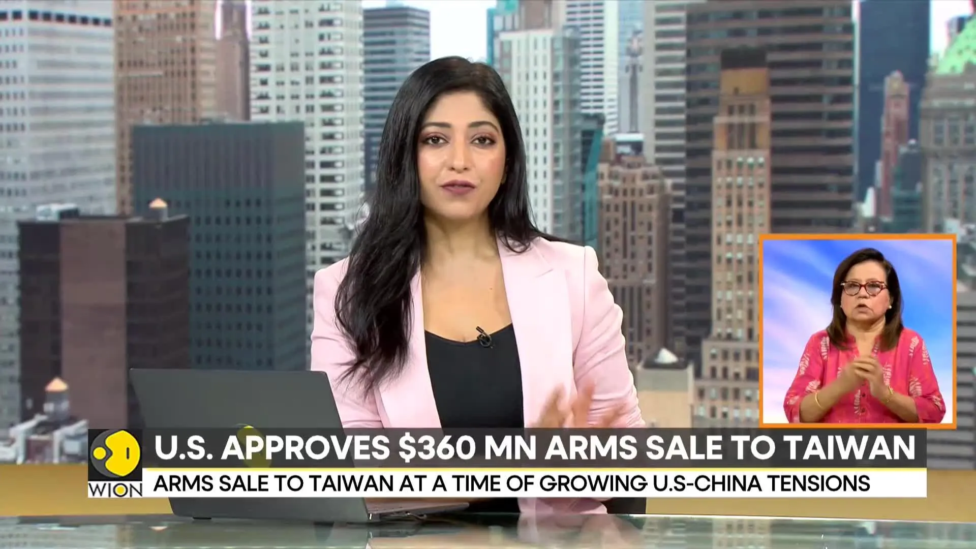 Taiwan thanks US for latest arms sale at a time of growing US-China tensions