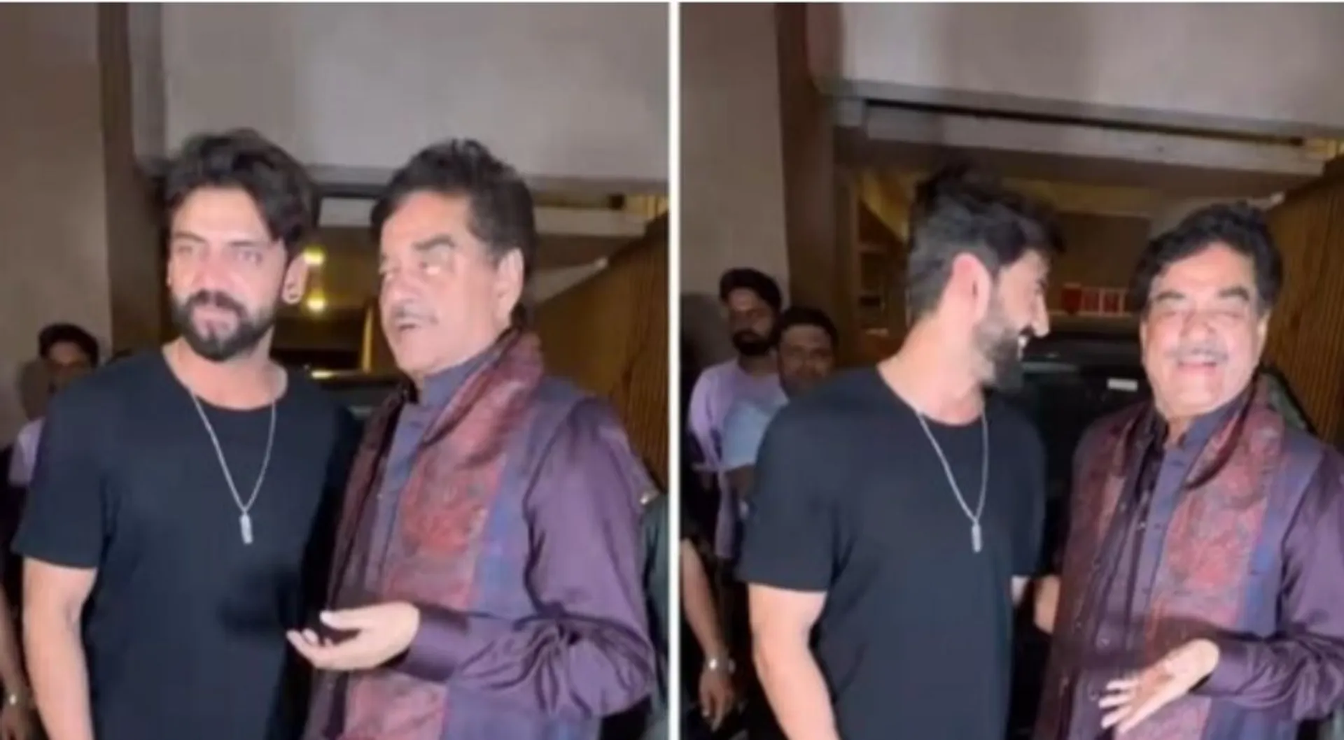 Sonakshi Sinha Wedding: Shatrughan Sinha poses with Zaheer Iqbal, says 'Khamosh' to quell rumours