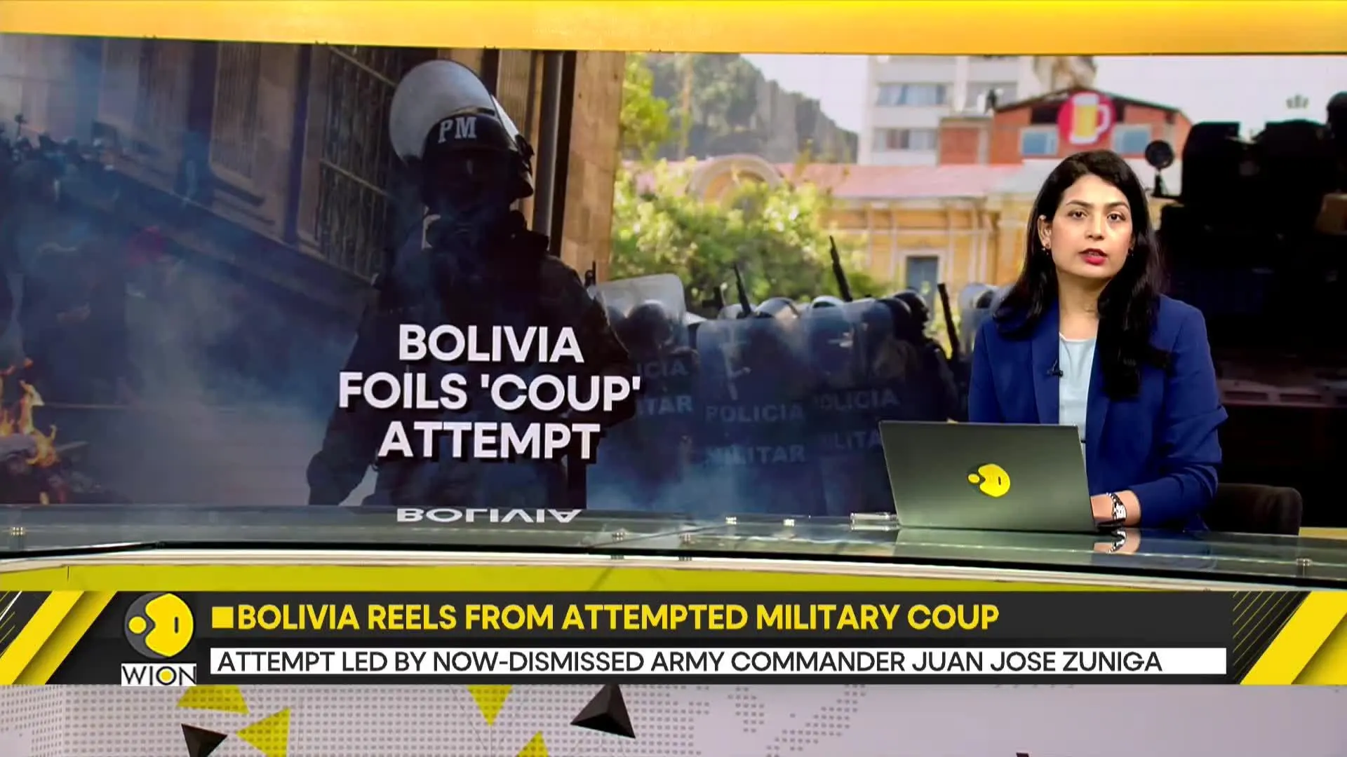 Bolivia foils attempted military coup led by dismissed commander Juan Jose Zuniga