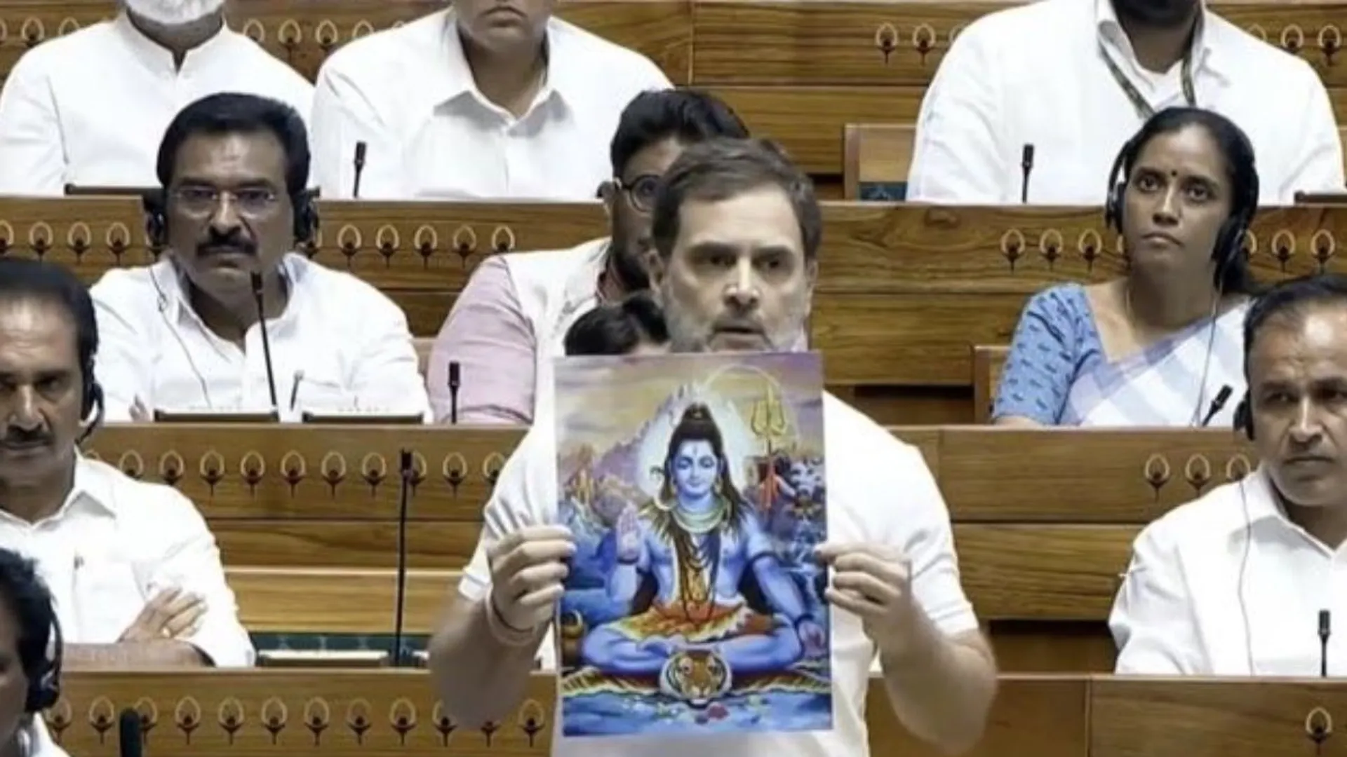 Rahul Gandhi slams PM Narendra Modi in parliament, says ‘you’re not a Hindu’