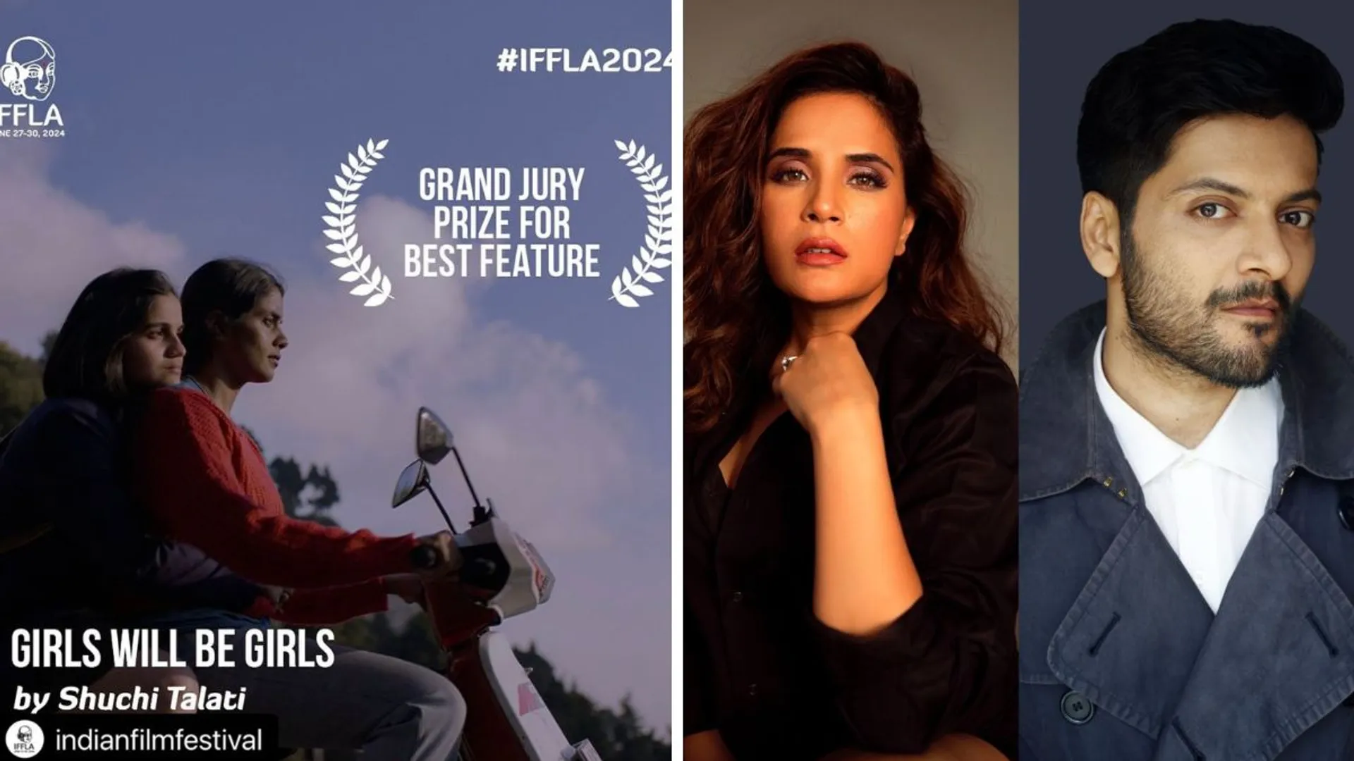 Richa Chadha-Ali Fazal backed Girls Will Be Girls has been winning several awards.