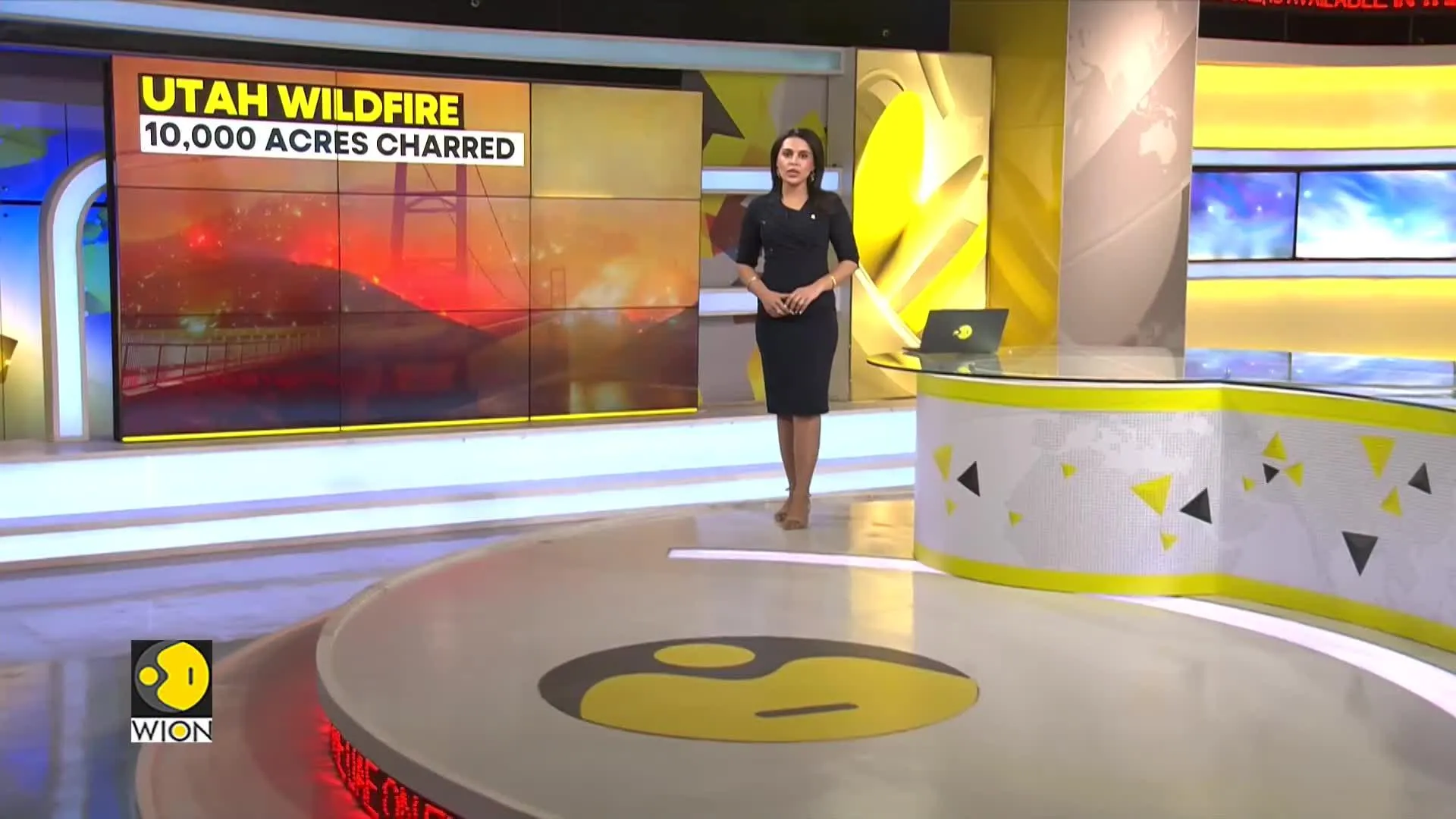 US | Utah wildfire: Air tankers & helicopters deployed for rescue mission