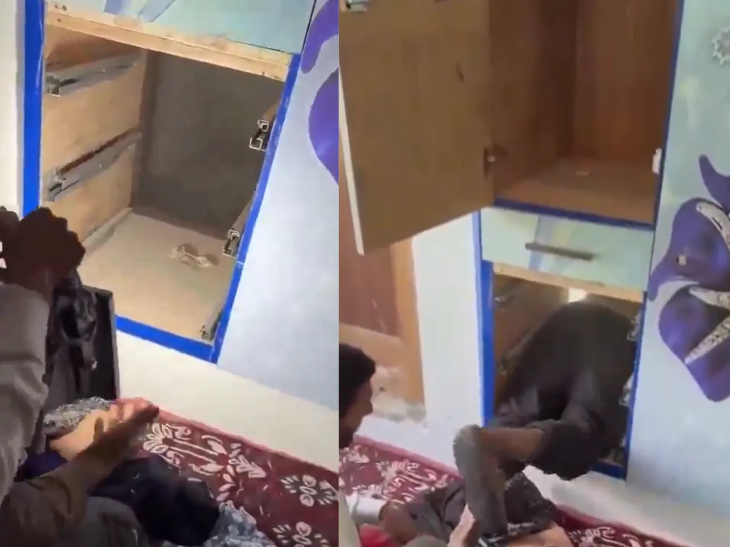 Kulgam: Four terrorists killed in South Kashmir were hiding in ‘bunker’ behind a wardrobe | Video