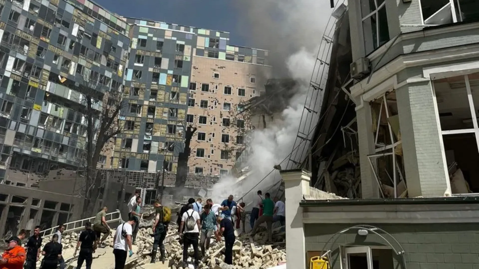 Ukraine war: 36 killed in Russian strikes on Ukrainian cities, children’s hospital damaged in Kyiv