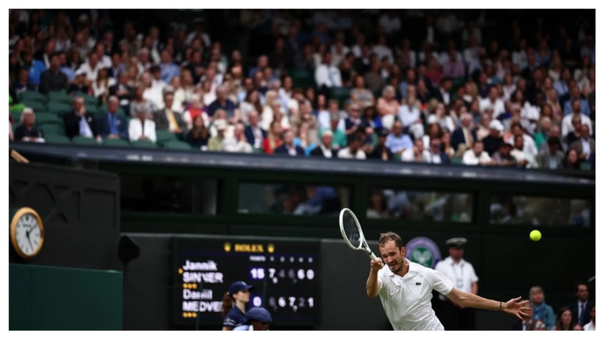 Wimbledon breaks Grand Slam record for five-set marathons during Daniil Medvedev vs Jannik Sinner thriller
