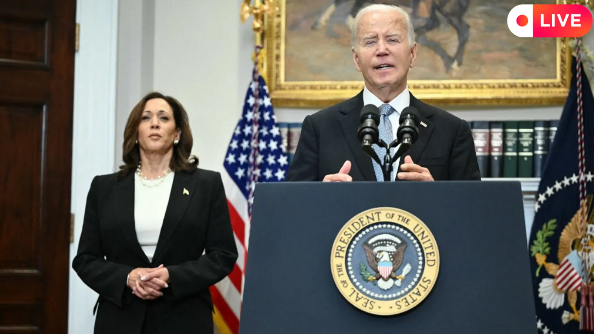 Joe Biden quits US presidential race Highlights: Democratic group hails 'biggest' fundraising day of 2024