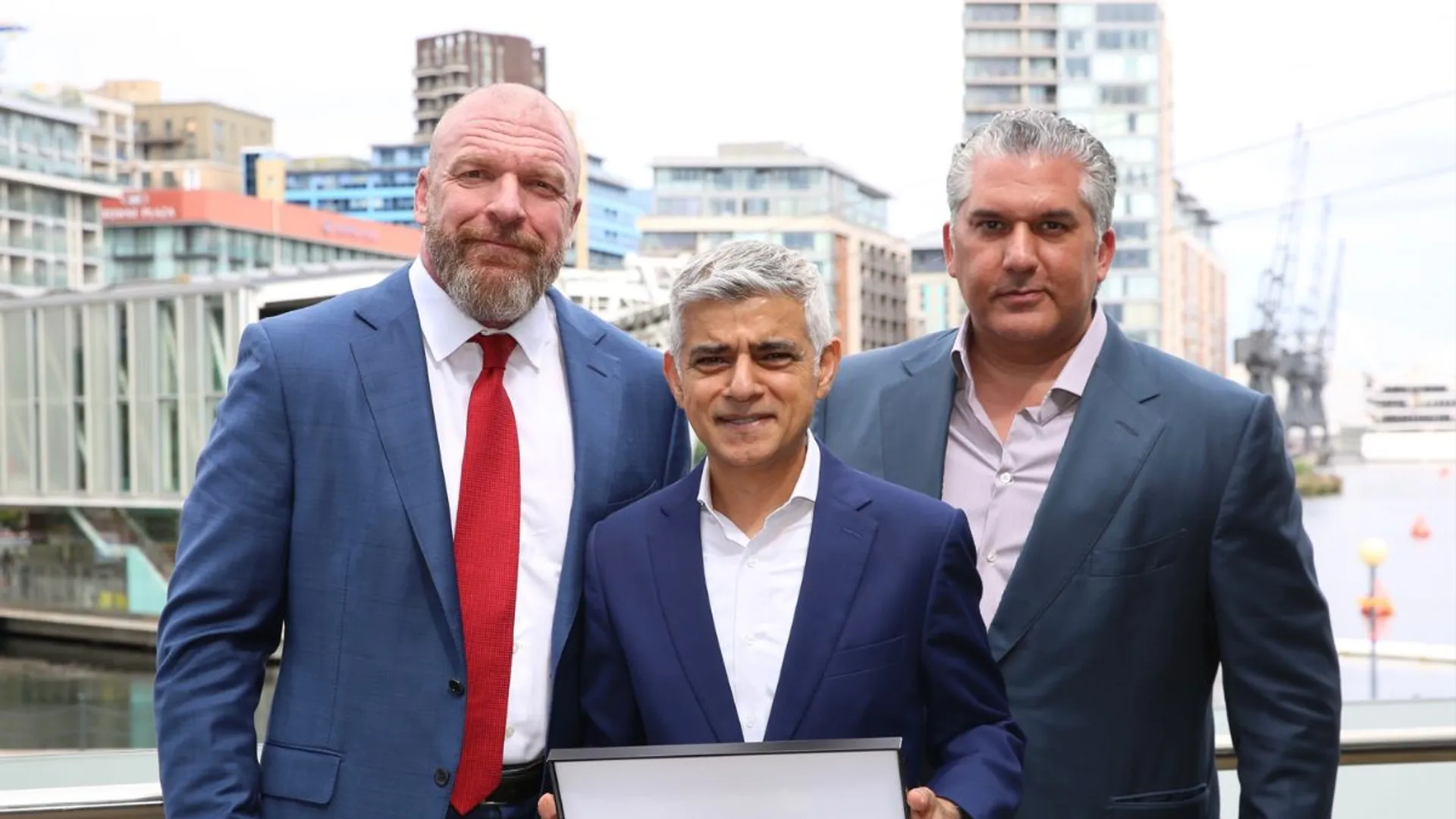 WWE WrestleMania ready for UK debut as Triple H and Nick Khan meet London mayor over potential deal