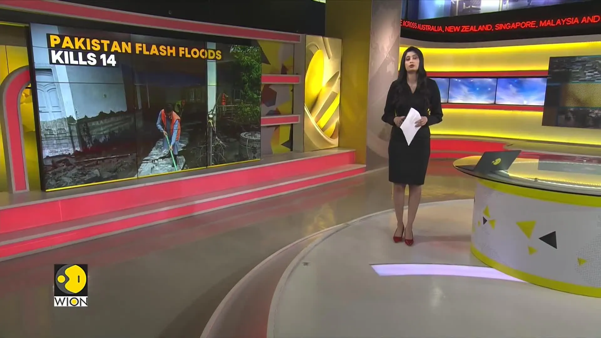 Flash floods triggered by monsoon rain