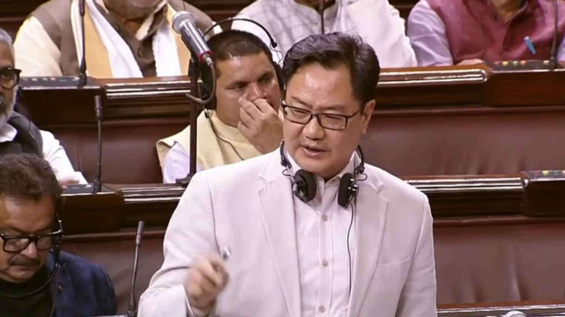 India: Kiren Rijiju moves Waqf Amendment Bill in Lok Sabha