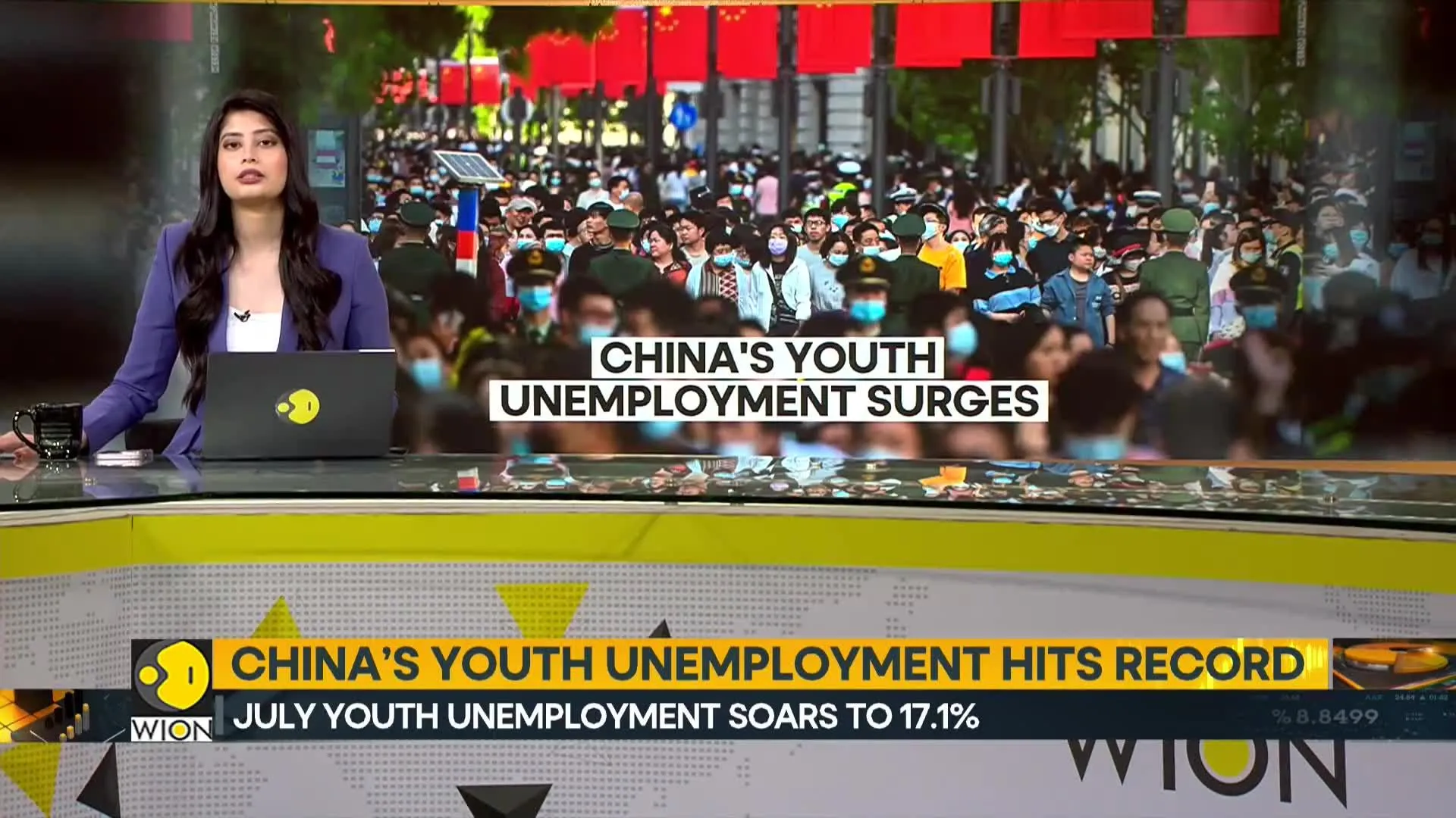 China’s youth unemployment hits record