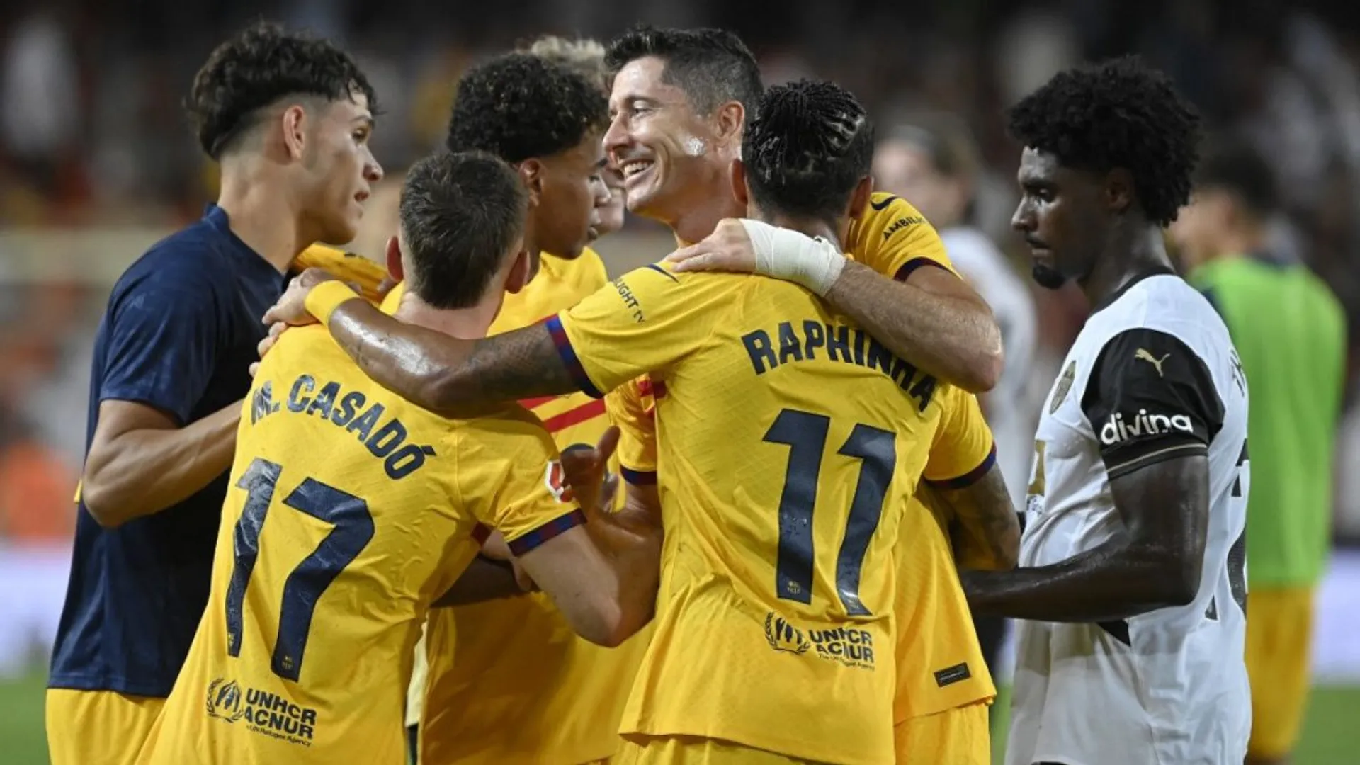 La Liga: Robert Lewandowski’s brace earns new manager Hansi Flick his first Barcelona win