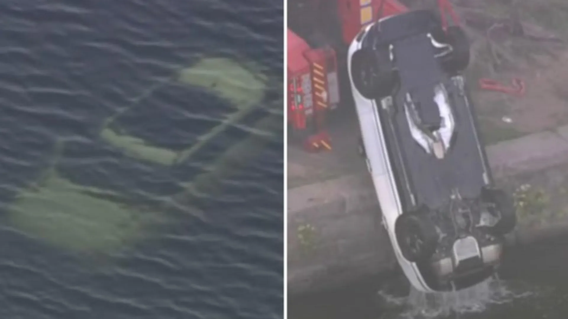 Couple 'getting intimate' in Range Rover accidentally hits gear stick, makes car fall into river