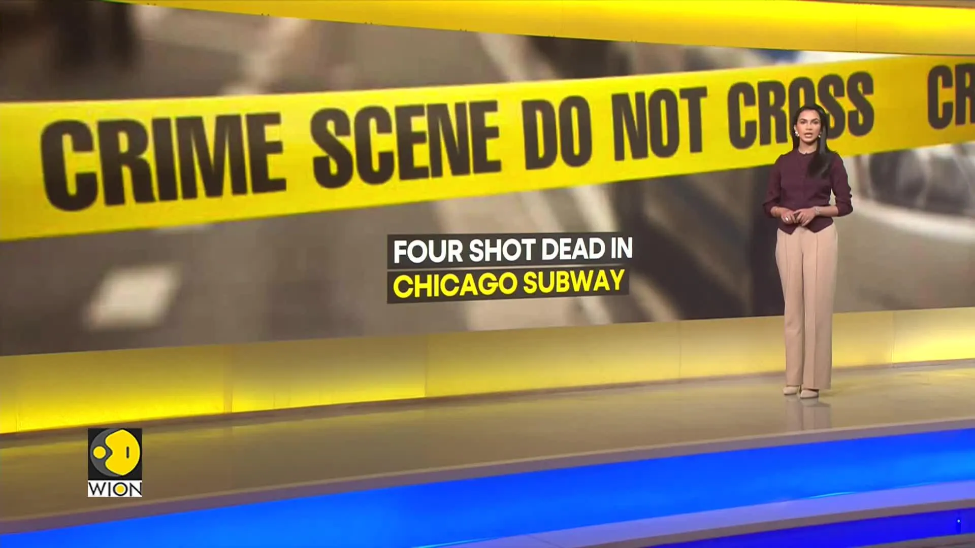 US Gun Violence: Four people fatally shot inside subway train in Chicago