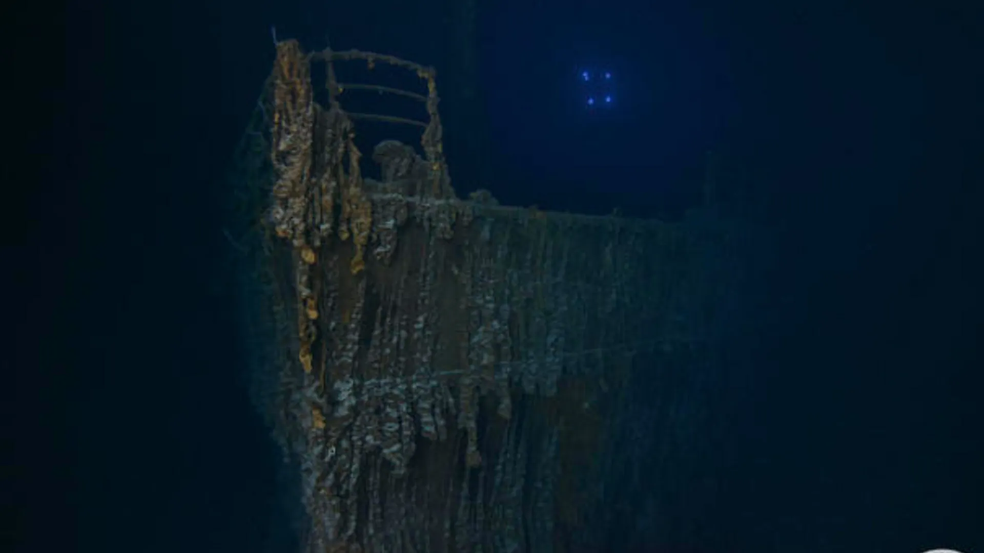 Titanic's iconic deck railing collapses as ship continues to decay on seafloor