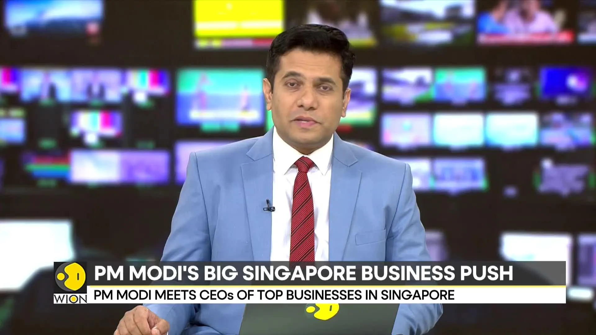 PM Modi in Singapore: Indian PM Modi meets CEOs of top Businesses in Singapore