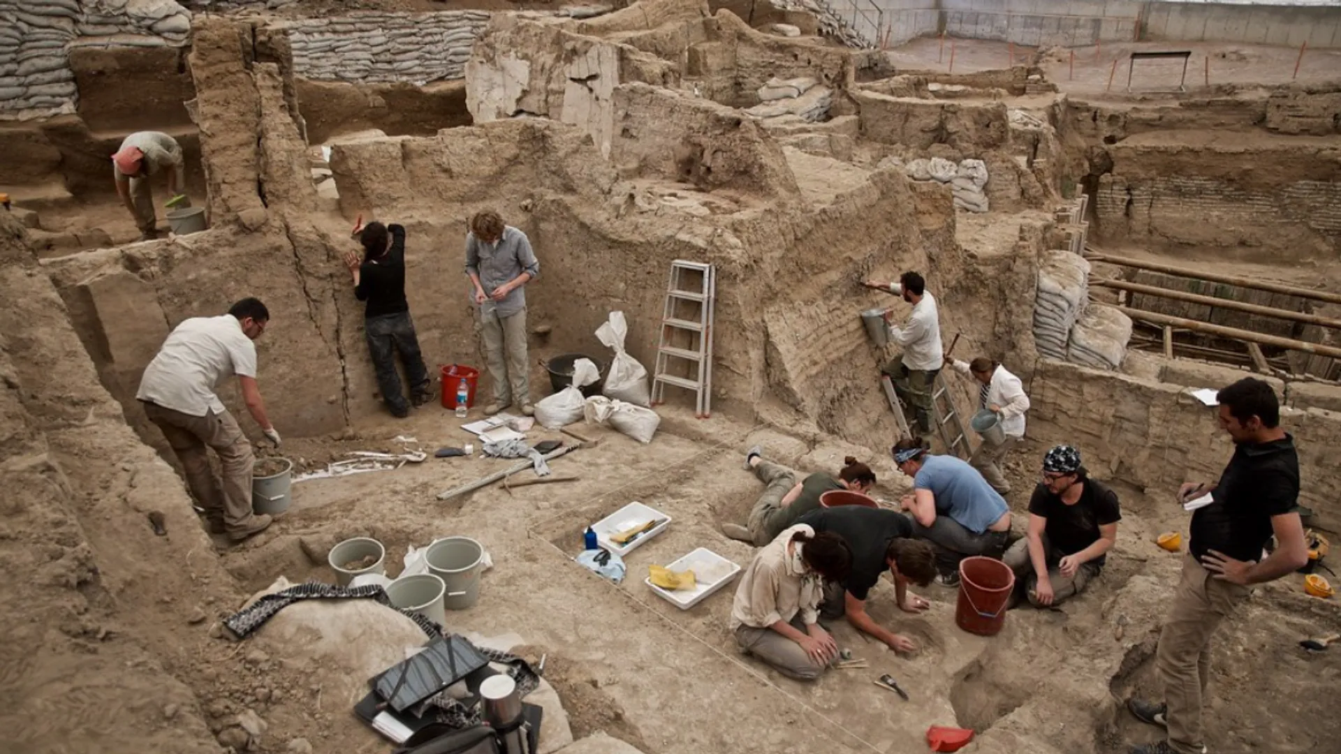 26,000-year-old human, animal footprints unearthed in Spain. It once was a settlement of...
