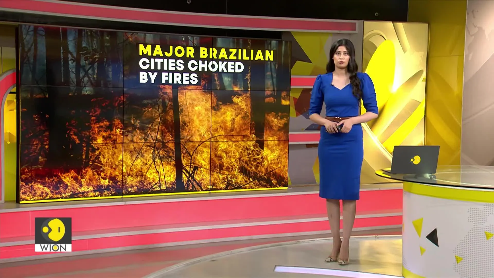Smoke from Brazil fire cloud major cities