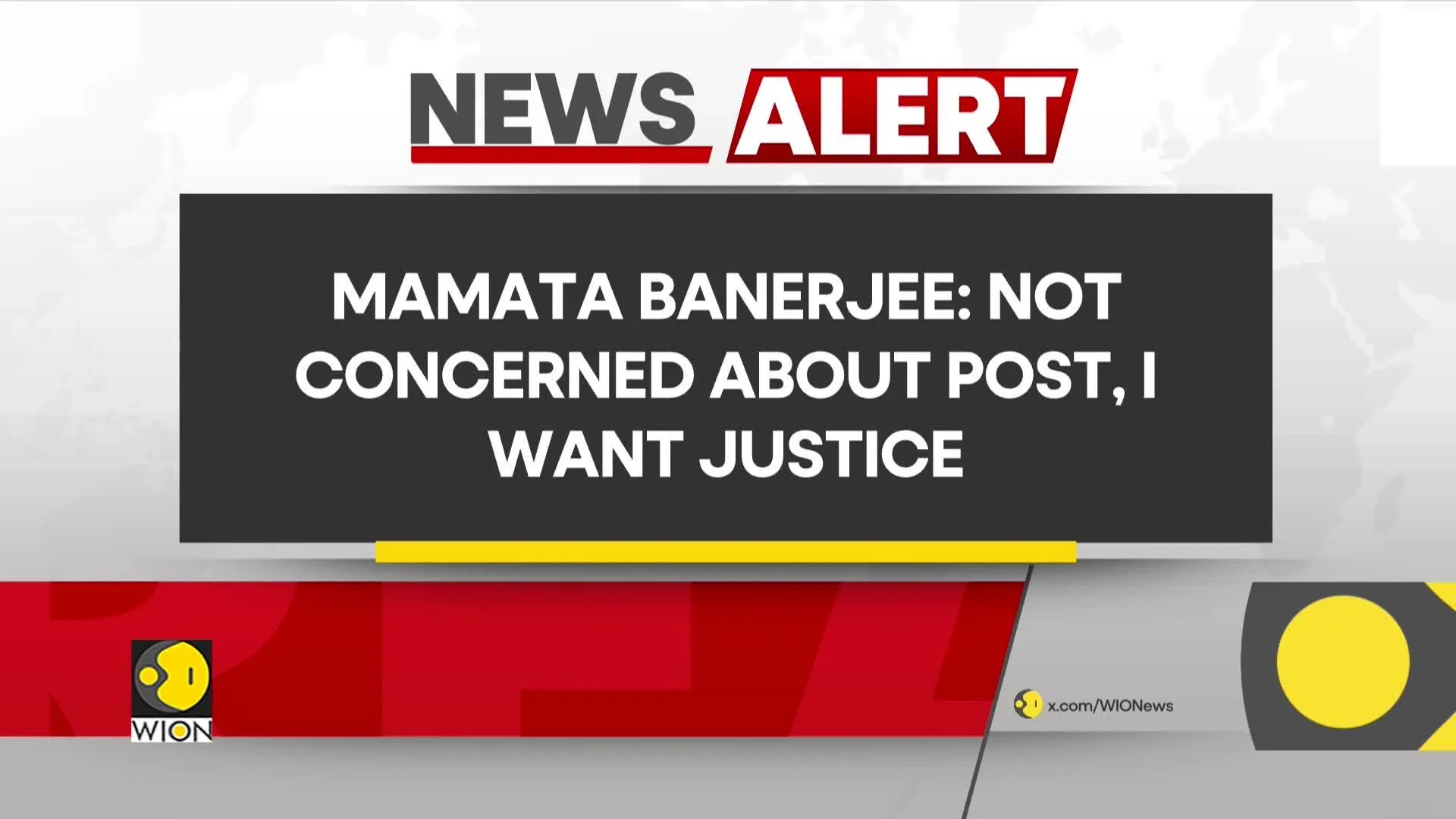 West Bengal CM Mamata Banerjee says 'not concerned about post, I want justice'