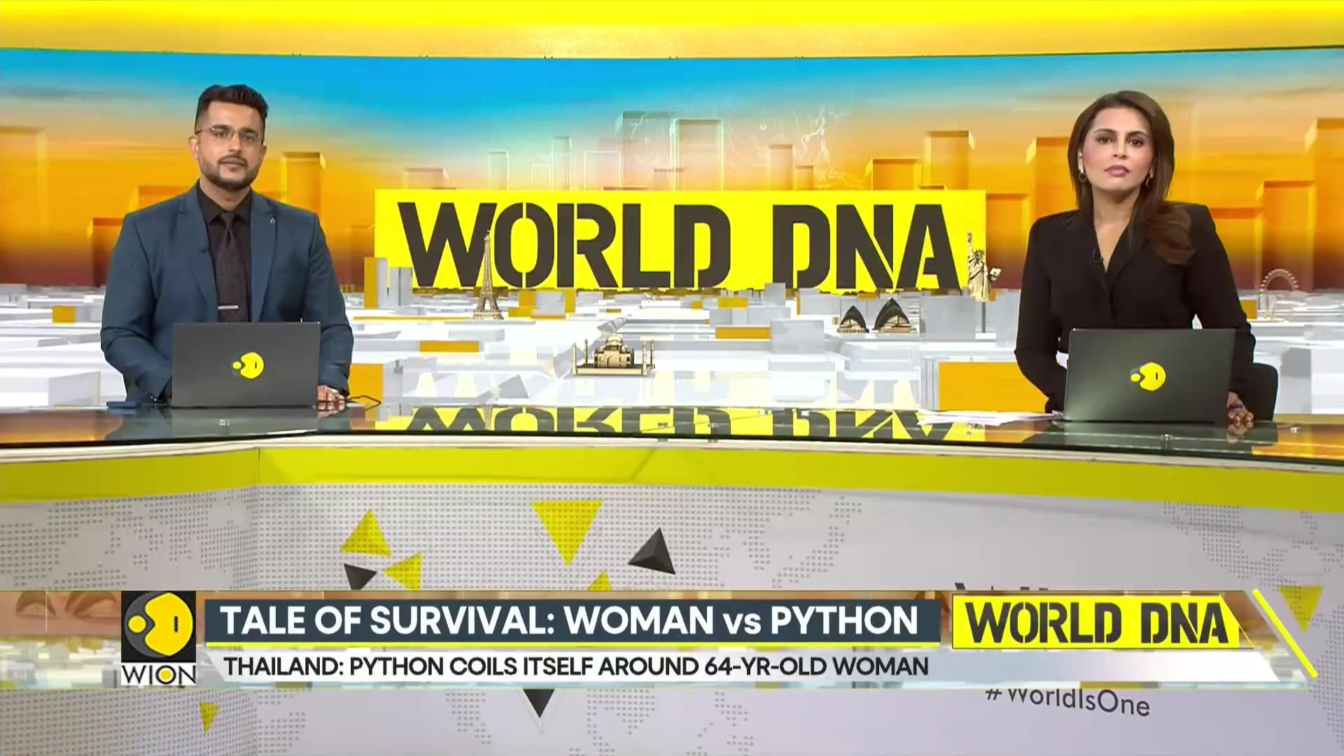 Woman spends a harrowing time in Python's grip