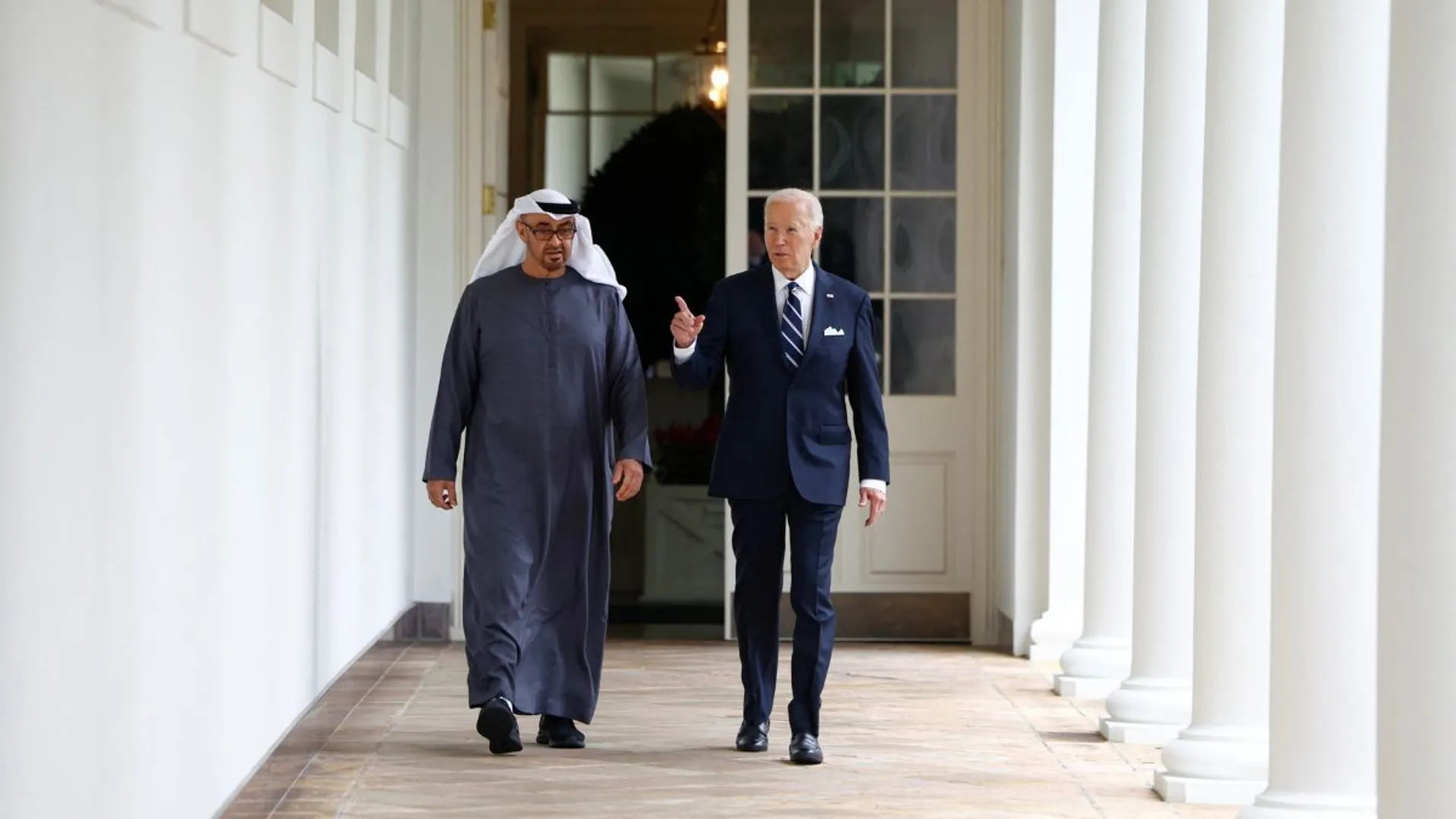 Biden hosts UAE President, says 'working to de-escalate' tensions between Israel, Hezbollah