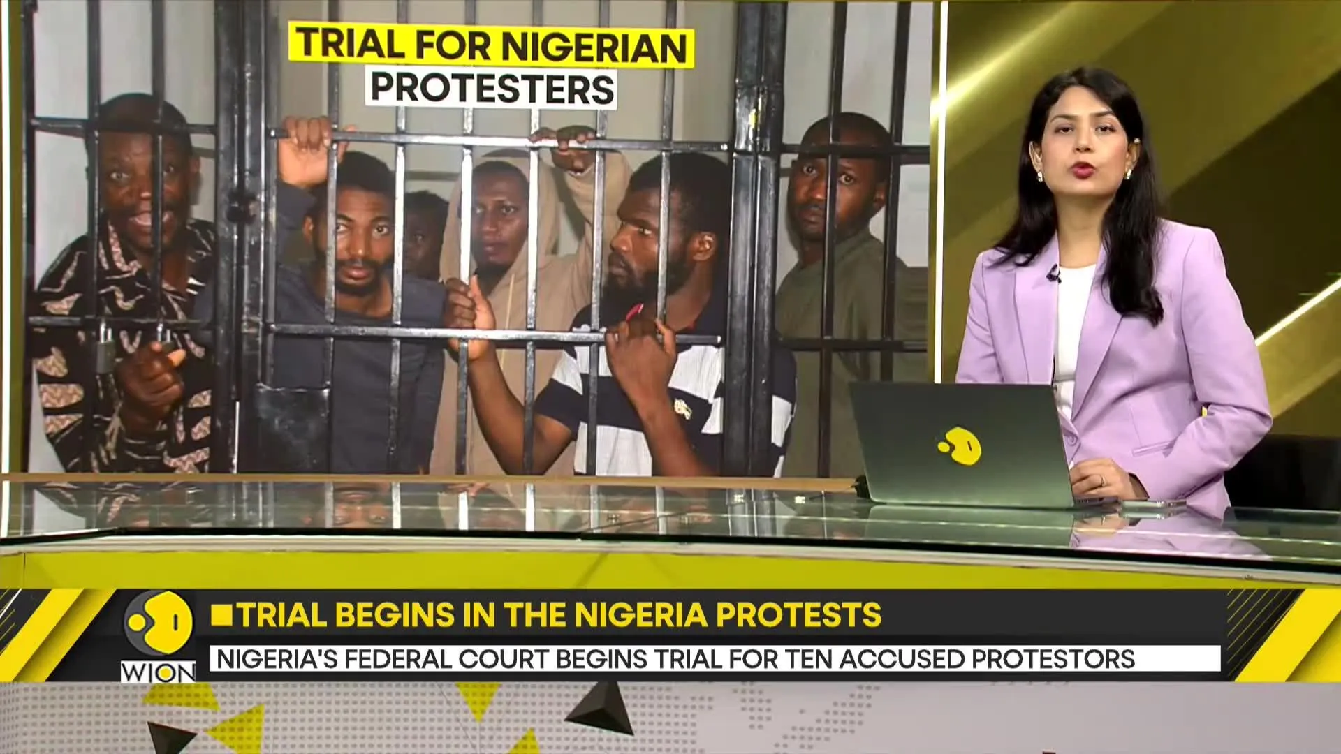 Nigeria's Federal Court Begins Trial For Ten Accused Protestors