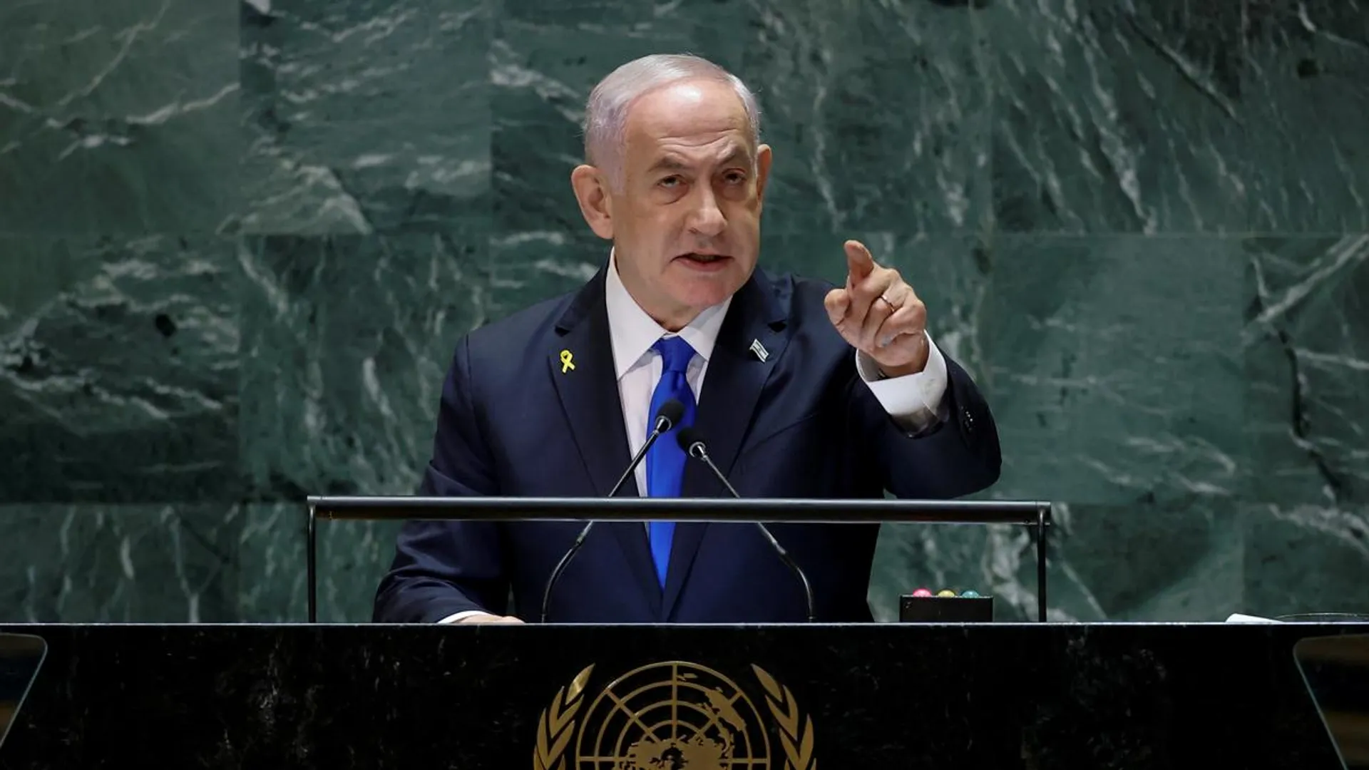 Netanyahu told world leaders that Israel will keep âdegrading Hezbollahâ until its objectives are met