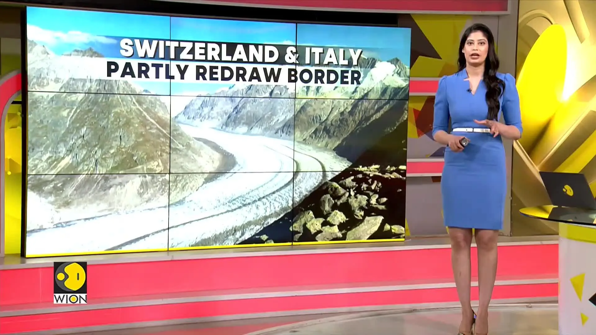 Switzerland & Italy Redraw Borders