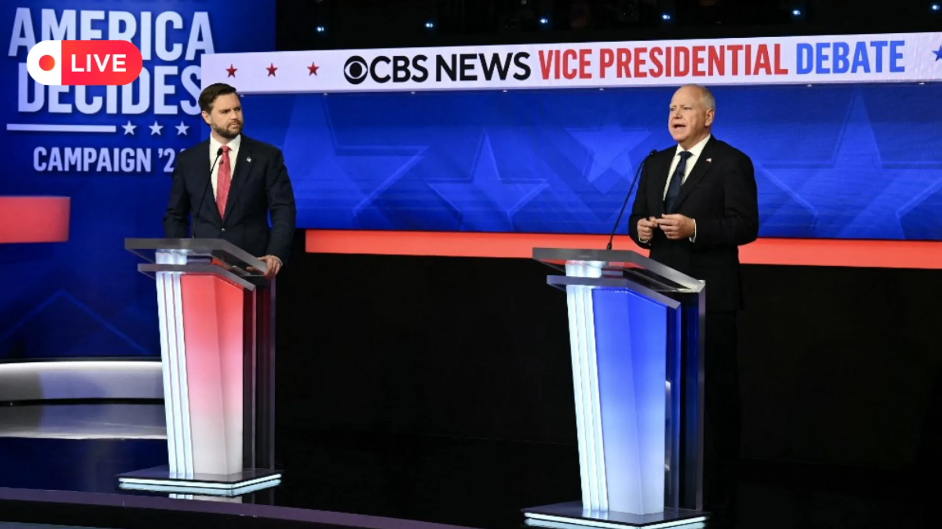 Tim Walz-JD Vance Vice-Presidential debate updates: High stake US showdown comes to end
