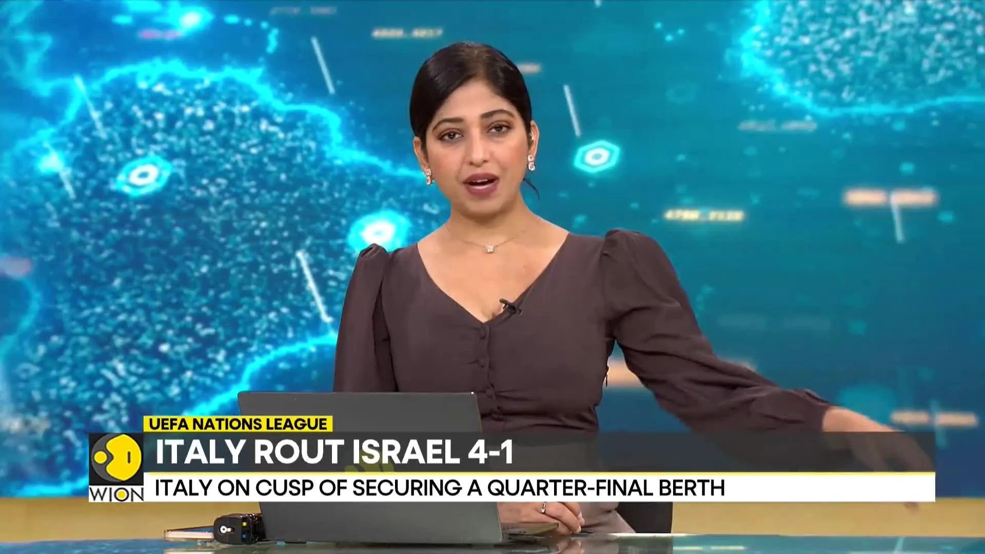 Israel-Hamas War: Italy Rout Israel In A High-Security Clash